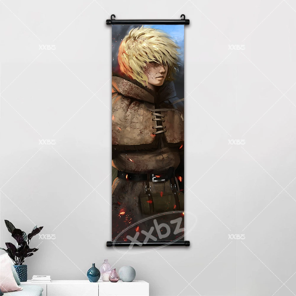 Vinland Saga Anime Wall Art: Thorfinn & Askeladd Decor Canvas Poster