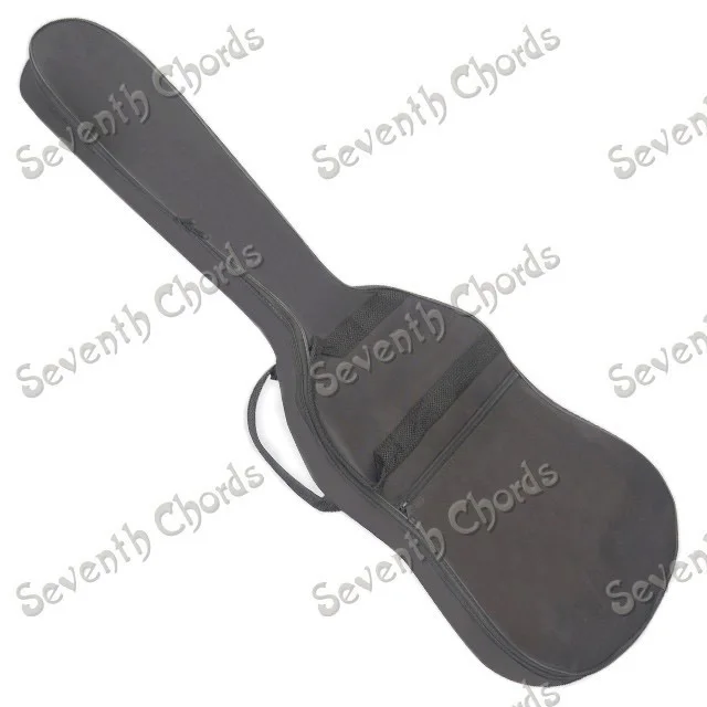 

Black Waterproof Single Strap Electric Guitar Backpack Gig Bag Guitar Case With 4mm Thickness Sponge Padded