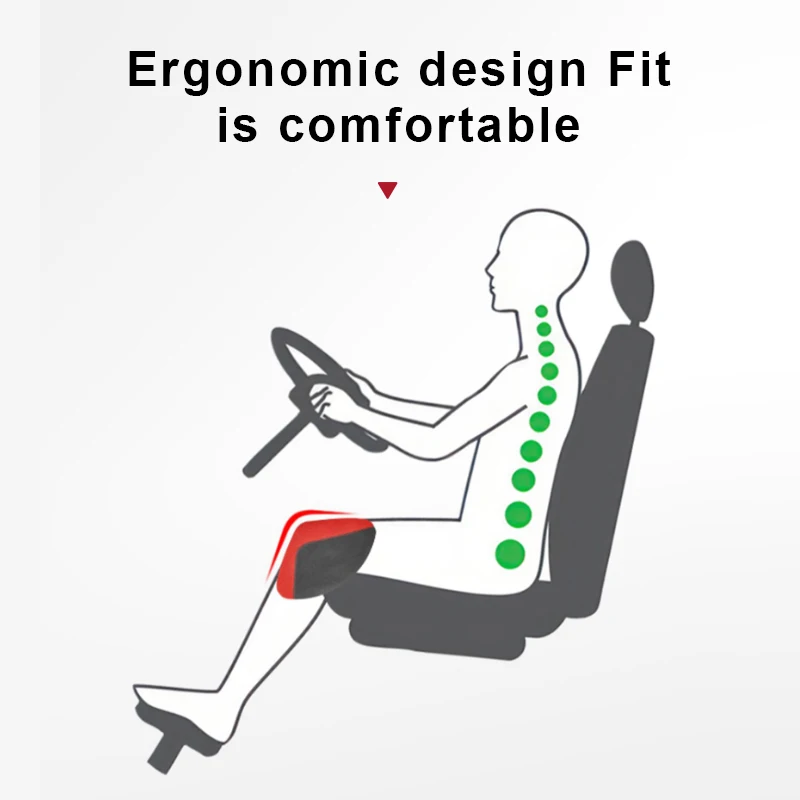 Soft 3D Memory Foam Car Seat Knee Support Cushion