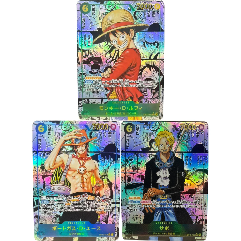 ONE PIECE Collection Cards Sabo Portgas·D· Ace Monkey D. Luffy