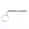 Steel Glasses Screwdriver Eyeglass Screwdriver Watch Repair Kit with Keychain Portable Hand Tools Precision Screwdriver Tools 6