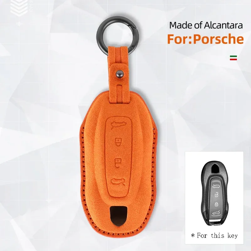Ysbxitu Porsche Schlüsselhülle Aus Wildleder - Stylischer Schutz Für Deinen Autoschlüssel