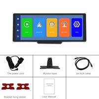 Podofo Écran tactile intelligent 10,26'' Lecteur multimédia CarPlay Android Auto Airplay Mirror Cast Bluetooth FM Moniteur de voiture Superlink Commande vocale Lecteur automobile 6