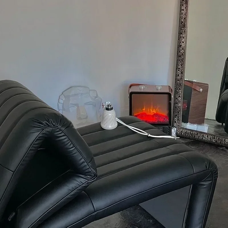 Italian Barcelona Recliner with Adjustable Backrest, Foldable and Curved Design, Special-shaped Creative Sofa, Lazy Sofa Chair