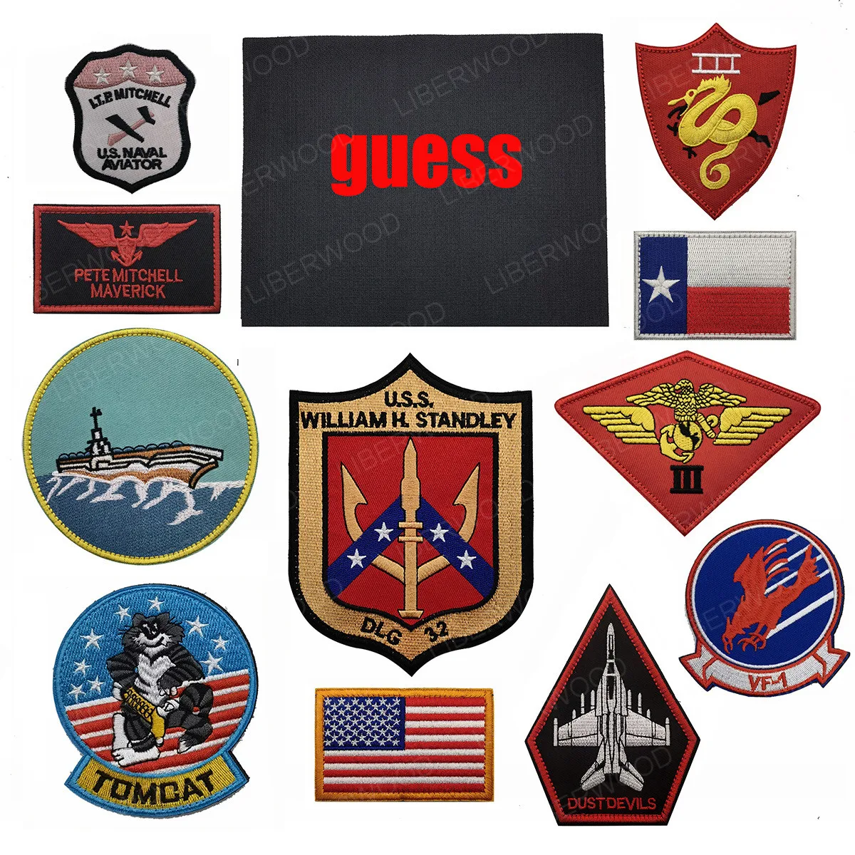 Top Gun Maverick Jacket Patches Top Gun Maverick Squadrons Maverick