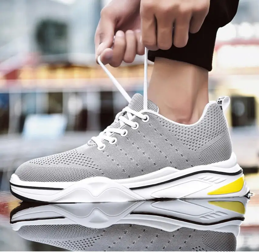 Modische Sneaker Mit Höhenverstellung 8cm Herren Freizeitschuhe_voghion.com