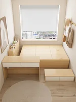 ! Ensemble de chambre d'enfant de luxe pour fille, avec lit superposé en bois, étagère de rangement double, maisonnette pour enfants et armoire 2