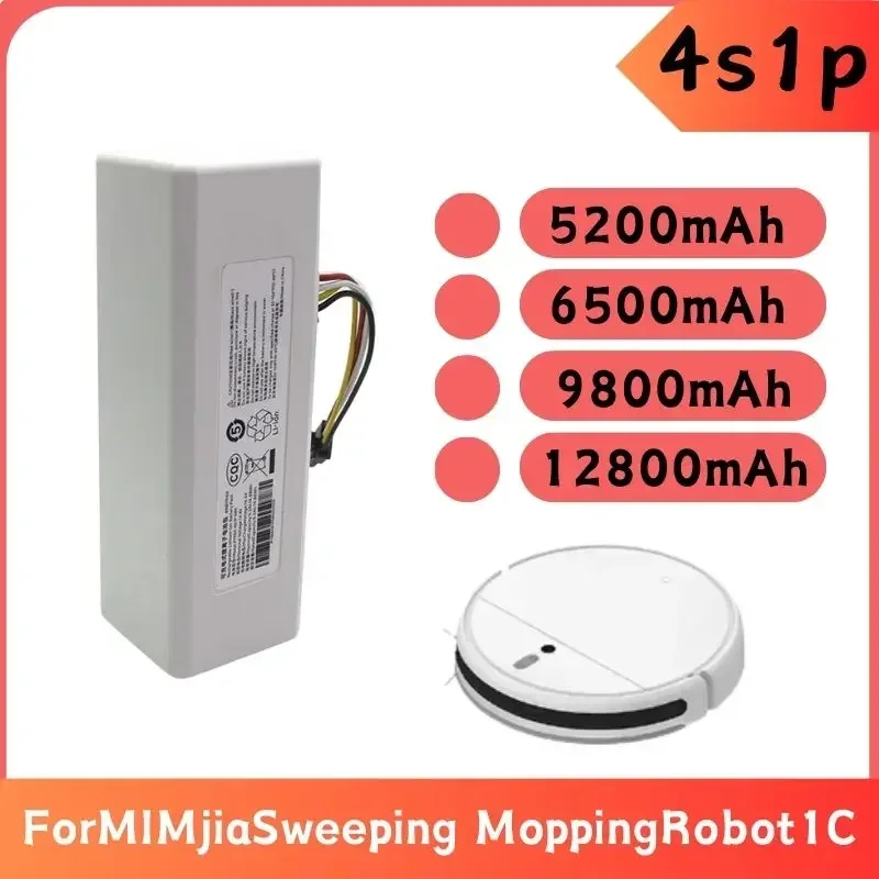 

Аккумулятор для робота-пылесоса Xiaomi Mijia 1C STYTJ01ZHM, 14,4 В, 12800 мАч