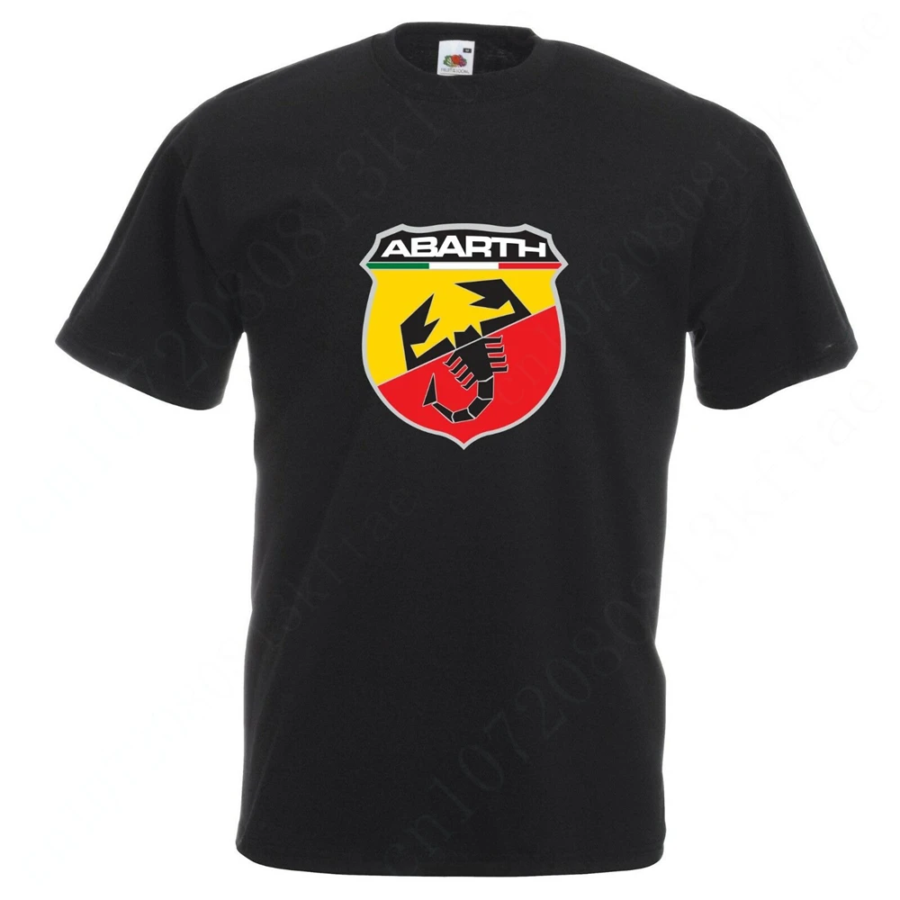 

Повседневная футболка Abarth для мужчин и женщин, дышащая футболка, топ в стиле Харадзюку с коротким рукавом, аниме, футболка оверсайз, одежда унисекс