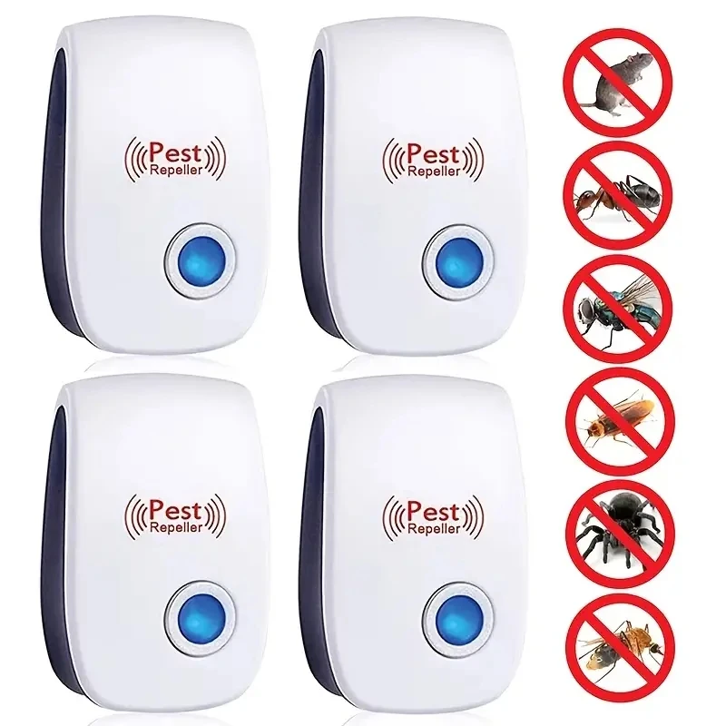 Animal Repellent Ultrasonic Mosquito Repellent Mouse Repellent Photocatalytic Mosquito Repellent Lamp Household Night Light
