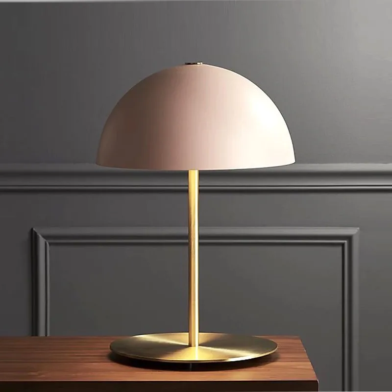 

Decoration Table Lamp LED Mushroom Desk Light Study Bedside Night Lights