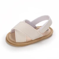 Prewalker 2022 New Summer Baby Cross Hollow Soft Soles Sandal 0-18 Month Toddler Flat Booker 6