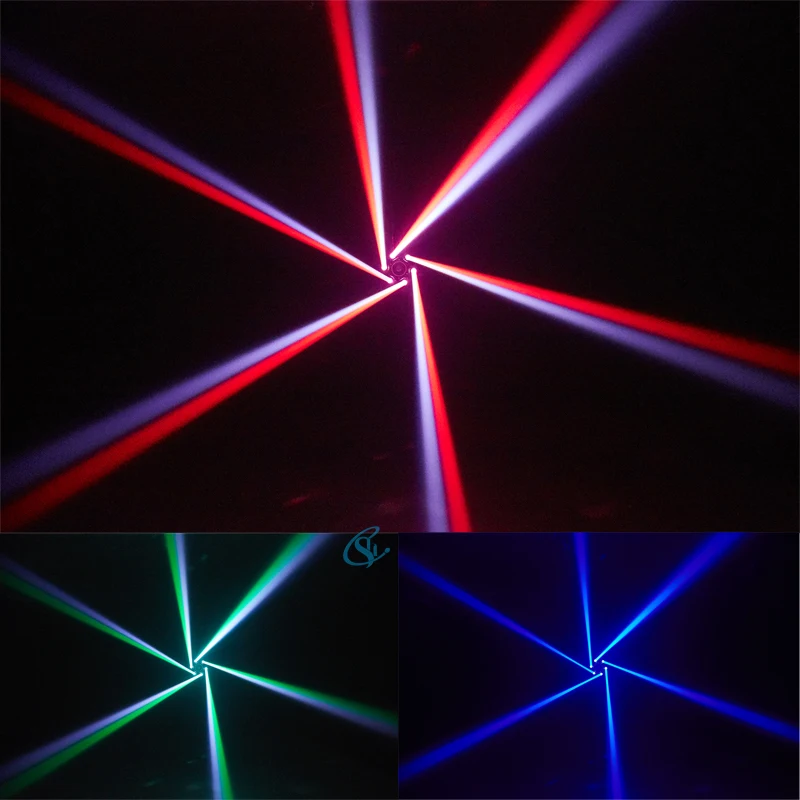 RGBW LED 100W Stage Disco Lights Projector Strobe Laser Lights Remote Control fo