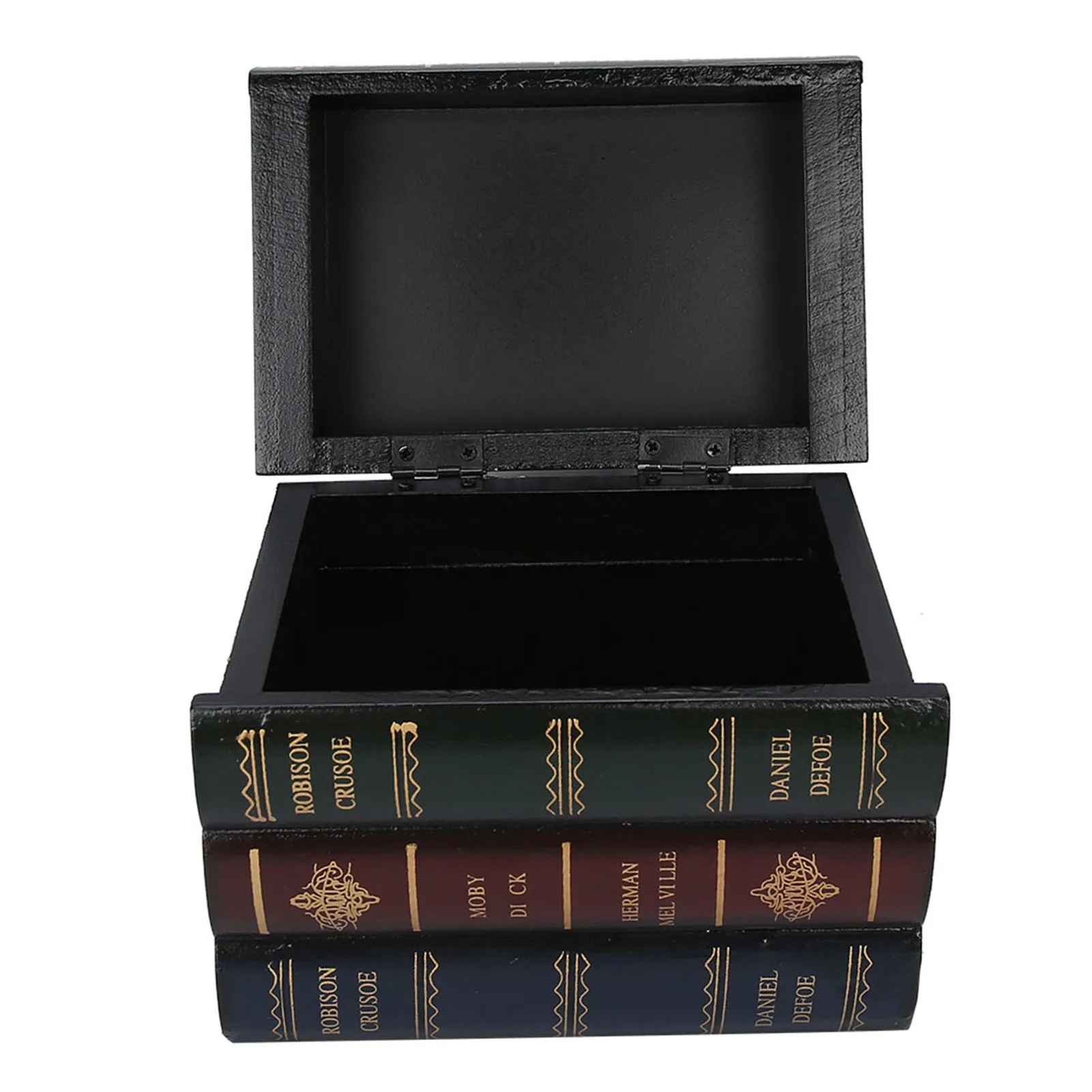 Antique Book-Style Decorative Storage Box