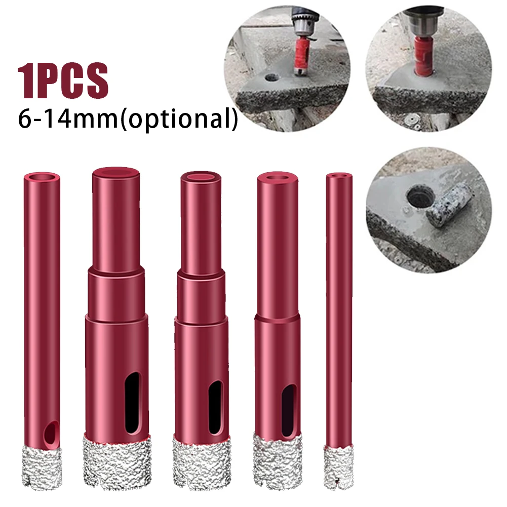 

Diamond Drills Tile Dry Drill Bit 6/8/10/12/14mm For Granite Marble Porcelain Stoneware Ceramic Tile For Angle Grinder