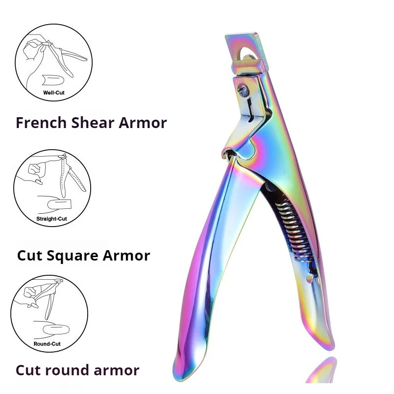 Stainless steel Nail Clipper Scissors Manicure Molding Tool Adjustable Angle to Trim Shape