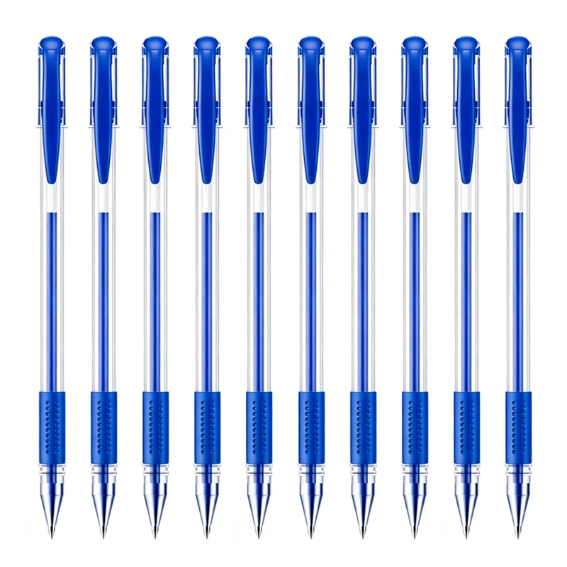 0,5mm Gel-Rollerball-Stift-Set, Schwarze Blaue Rote Tinte Glatt Schreibende Stifte für Schule Büro Schreibwaren