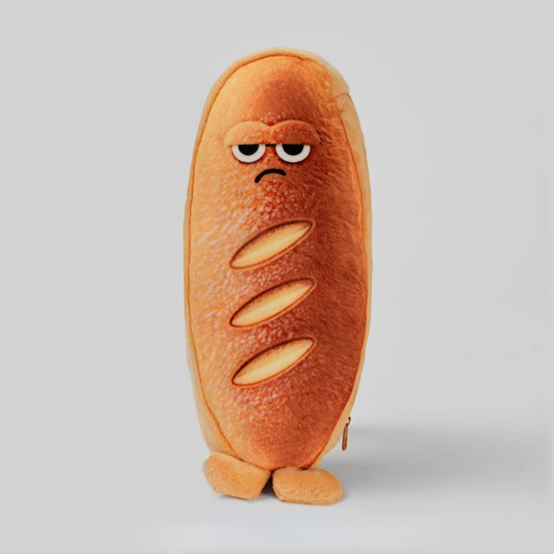 

Creative Quirky Personality Cute Storage Bag Modelling of Bread Stationery Bag Reusable Grocery Bags Household Tool Accessories