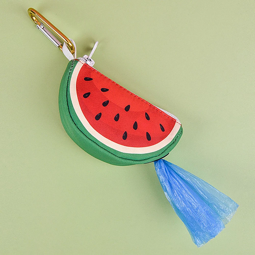 Cute PU Leather Cartoon Fruit Women Coin Purse Keychain Zipper Small Wallets Women Girls Pouch Girls Mini Bag Key Wallet