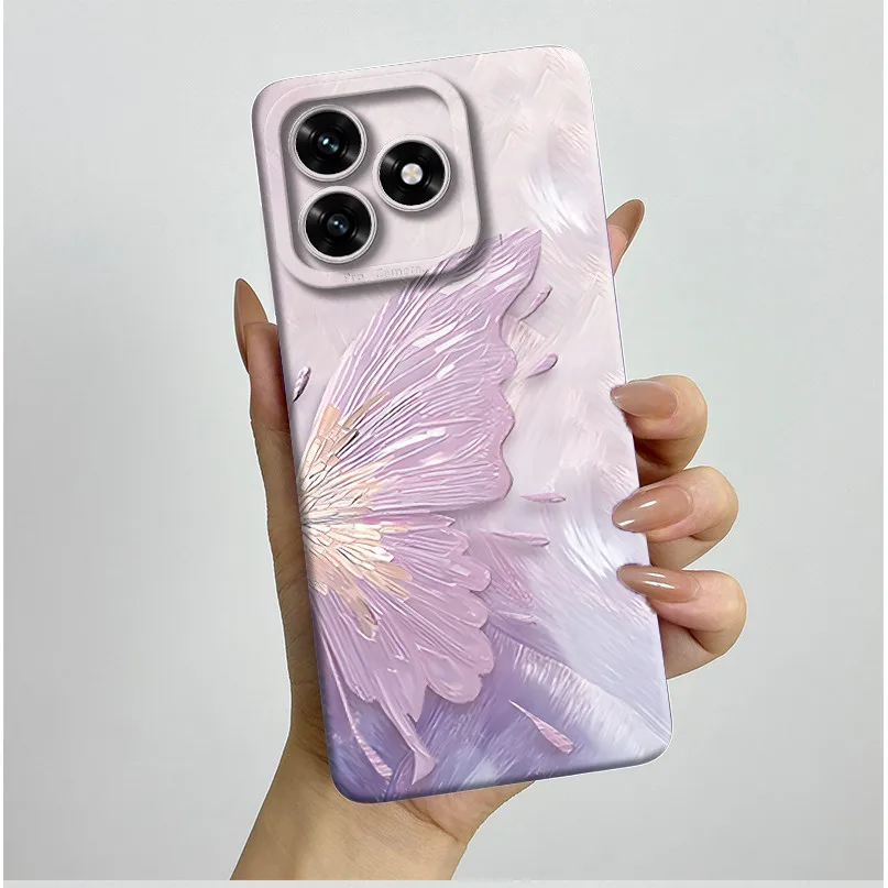 Aesthetic Butterfly Flower Liquid Silicone Shockproof Phone Case