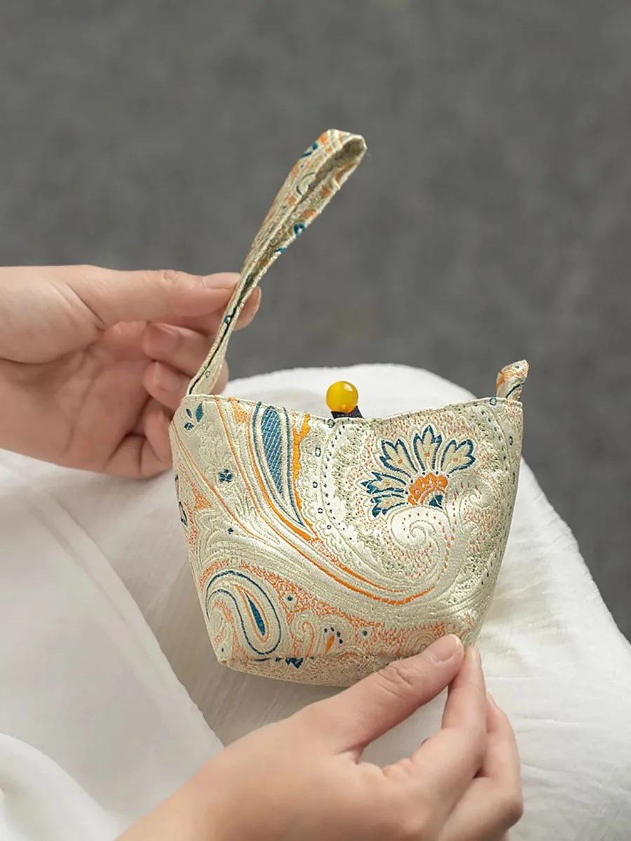Cotton cloth bag, storage bag, master cup, portable and portable small tea cup bag, cloth bag, bundle pocket, travel cover