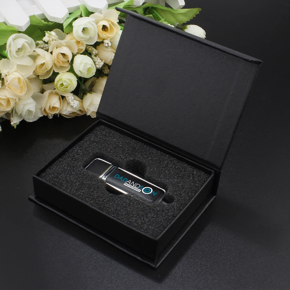 Leather USB3.0 Flash Drive 4GB 8GB 16GB 32GB 64GB 128GB High Speed Pen Drives Real Capacity Memory Stick Wedding Gifts usb flash drive flash drive