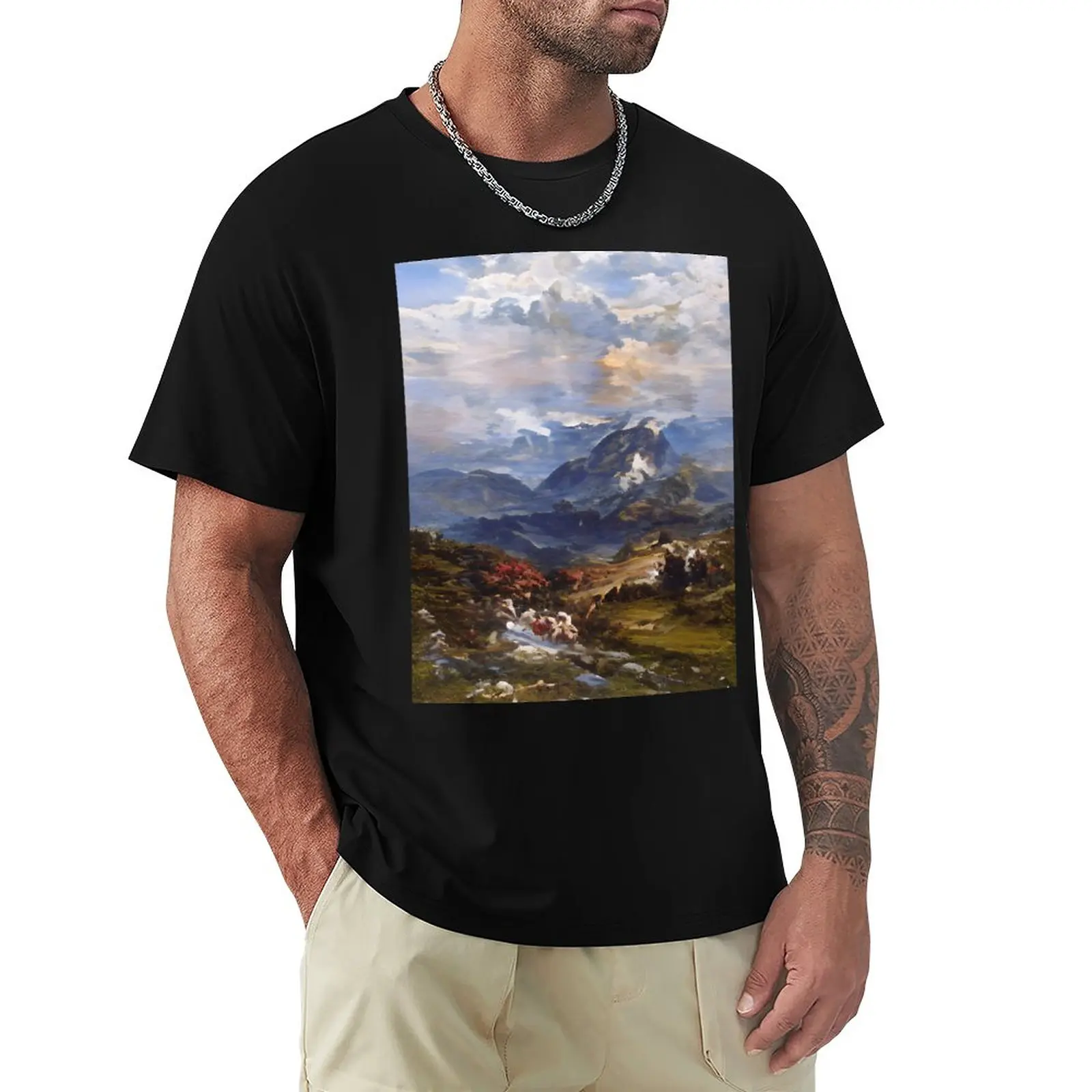 

At Home in the Mountains T-Shirt vintage clothes hippie clothes kawaii clothes sports fan t-shirts t shirt for men