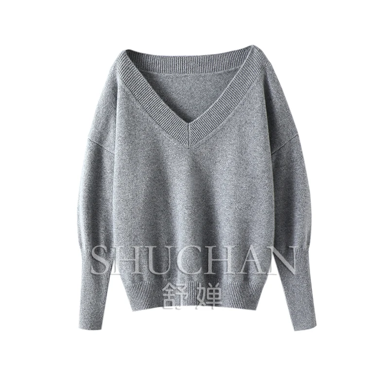 

sexy 100% cashmere sweater women new thick warm knit clothing winter casacos de inverno feminino pull femme long sleeve top
