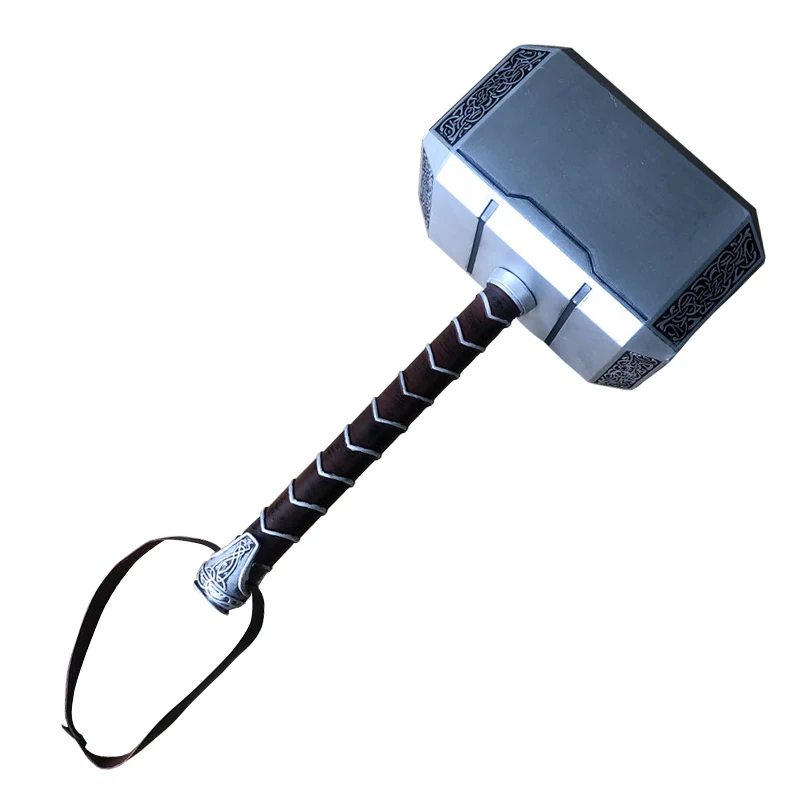 1:1 Cosplay thor Hammer Toys Custome accessory stage property 44cm PU Kids boy Gift cosplay toy cosplay hammer cosplay prop