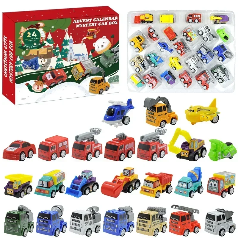 Calendario De Adviento 2024 Con 24 Figuras De Yeso Para Pintar – Kit DIY Navideño Para Niños Y Niñas – Creativo Y Educativo