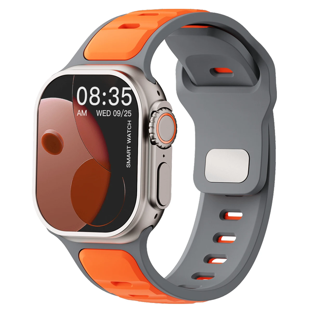 ตัวเลือกสินค้า สายซิลิโคนกันน้ำสำหรับ Apple Watch หลายรุ่น 40-49 มม.