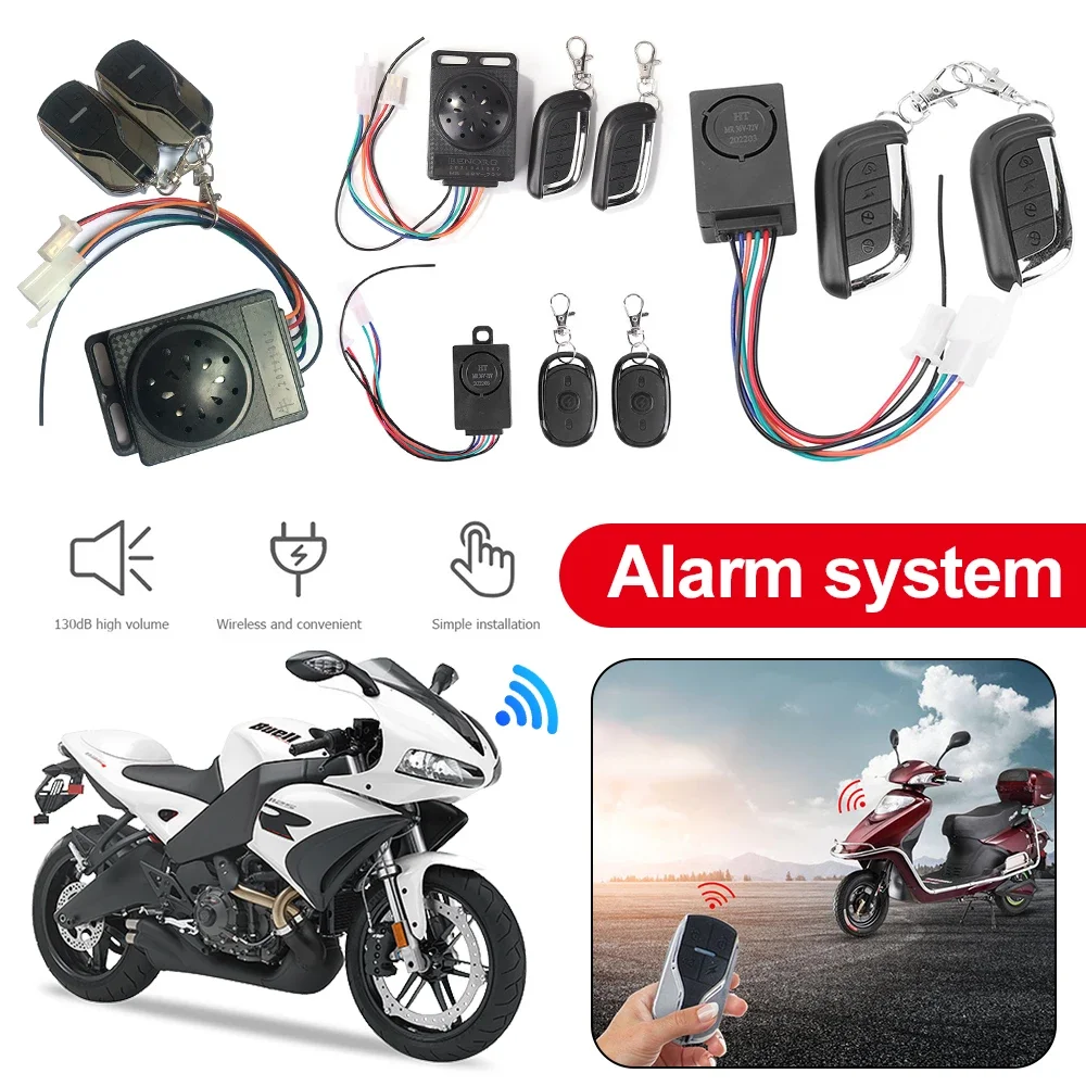 Sistema di allarme Ebike 36V 48V 60V 72V con due interruttori per bicicletta elettrica/scooter moto triciclo e bici/controller brushless