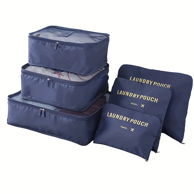 6pcs navy blue