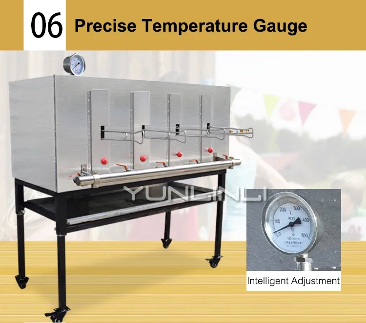 Commercial Gas Roast Fish Furnace Oil-fume Free Grilled Fish Oven Energy-saving Baked Fish Device 5