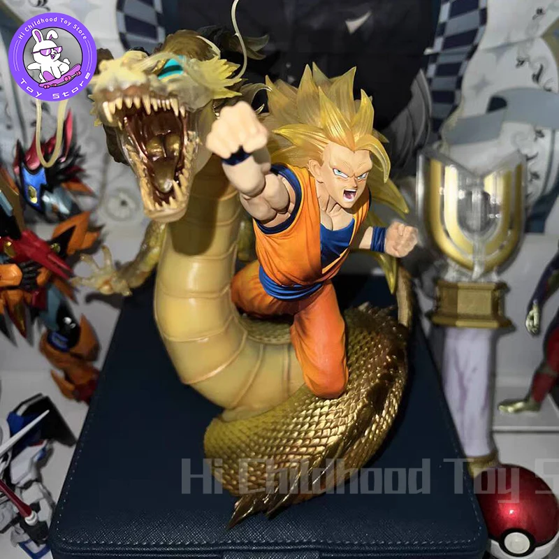 

Dragon Ball Z Figure Super Saiyan Son Goku Dragon Fist Explosion 3 Dbz Ssj3 Action Figurine Pvc Statue Decor Model Toy Kid Gift