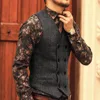 Men's Suits Vest  New Arrival Slim Fit Double Breasted Wool Men's Business Formal Waistcoat t Groomsemen For Wedding 1