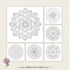 1pc, Floral Colouring Book - Teen Colouring Book - 30 Sheets, 8.3x 8.3 inches, Adult Stress Relief, Birthday, Holiday Party Gift 5