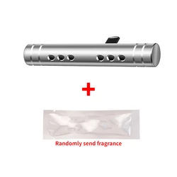 Aromatic Car Vent Diffuser Clips | Premium Essential Oil Air Freshener (Silvery)
