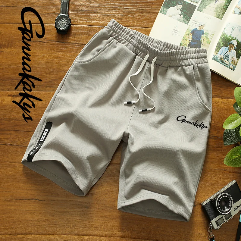Summer High-quality Men's Fishing Shorts, Loose and Breathable Sports Shorts, Fitness and Breathable Running Travel Shorts