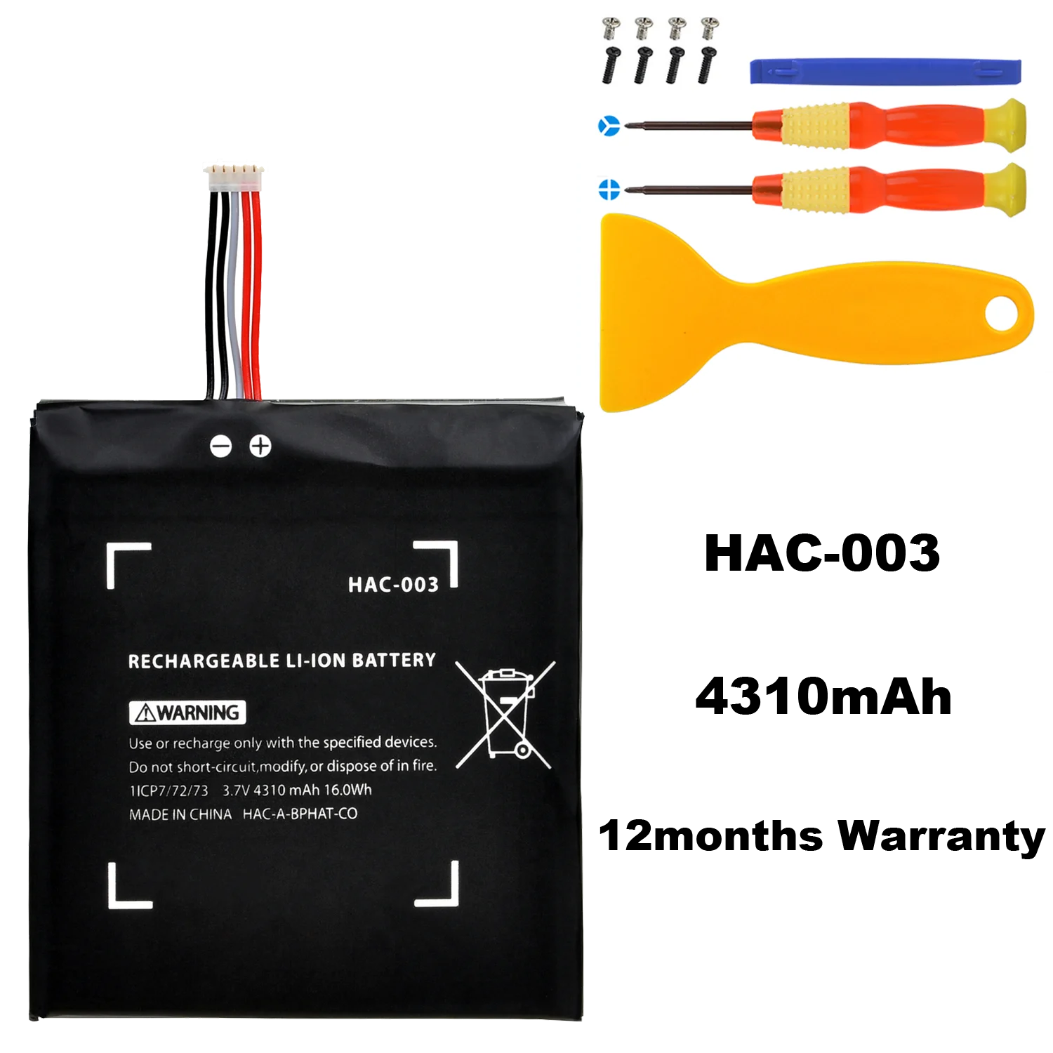 4310mAh HAC003 Battery Replacement Compatible with Nintendo Switch