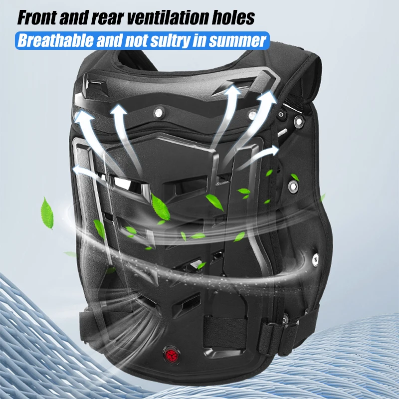 SCOYCO Off-road Motorcycle Armor Vest Motocross Riding Body Armor Jacket Chest Back Protective Dirt Bike MTB Vest Protector Gear