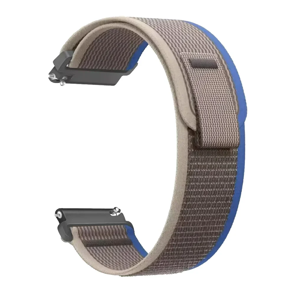 Braided Velcro Strap Loop Band - 20mm/22mm Watch Bracelet Correa