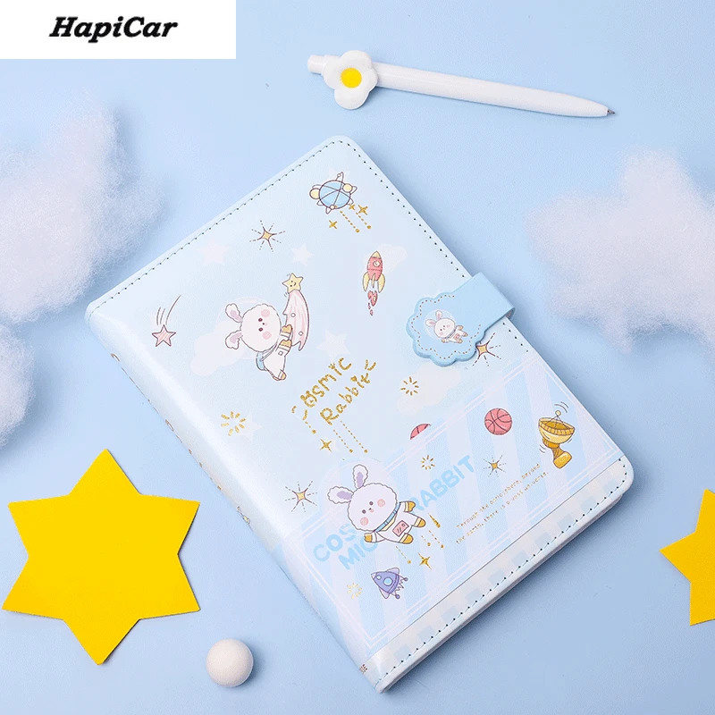32k Kawaii Notebooks Journals Cartoon Universe Cute Rabbit Buckle Students Diary