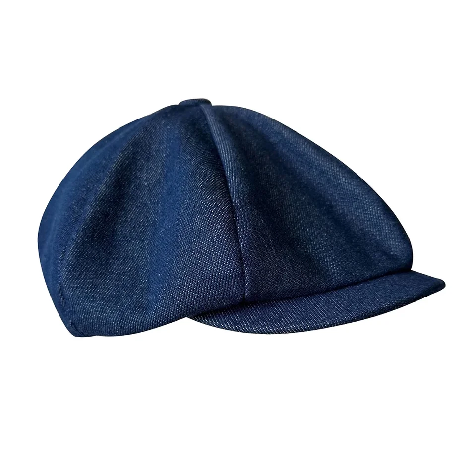 2023 Men's Octagonal Hat Casual Solid Eight-blade Berets