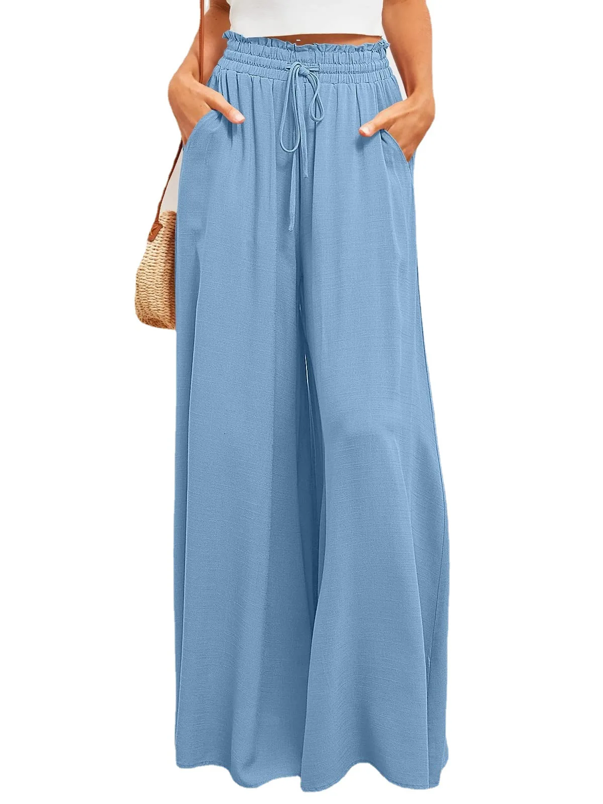 

2023 Leisure Wide Leg Popular Loose Fashion Pants for Women