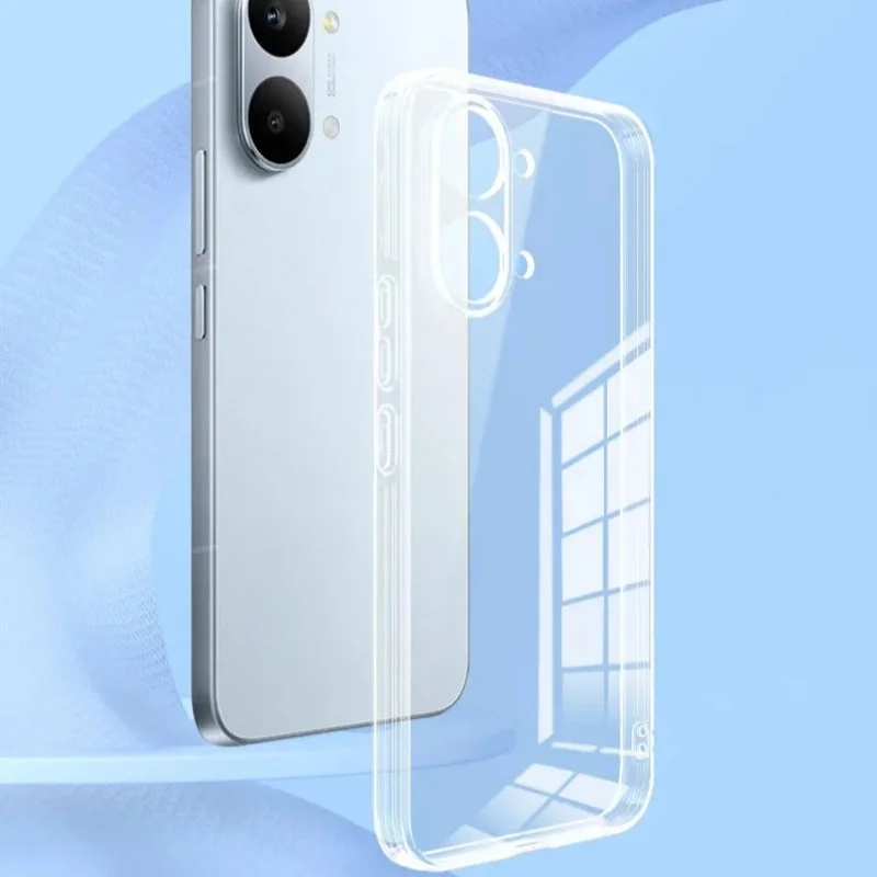 Slim Clear Soft TPU Phone Case - Transparent Silicone Back Cover for Xiaomi Redmi Turbo5 Max