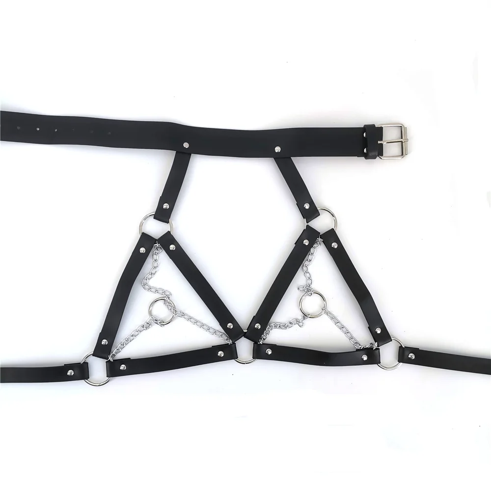 Collier de Bondage fétichiste BDSM, harnais corporel, jouets sexuels, produits pour adultes pour Couples, ceinture de Bondage sexuel, chaîne, seins d'esclave_voghion.com