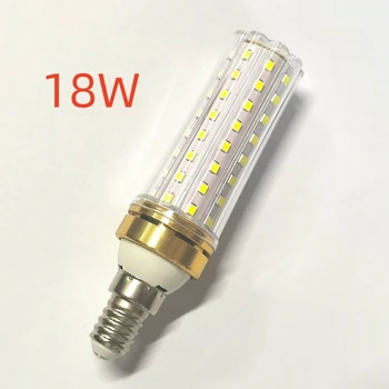 LED 더블 컬러 램프 전구, E14, E27, SMD2835, 12W, 16W, 18W, 220V, AC 옥수수 전구, 60, 80, 90LED 전구, 옥수수 조명 샹들리에, 신제품