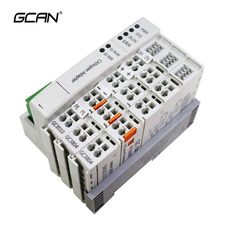 

Each Automation Control System of GCAN PLC Controller Supports 128 GC Series Modules to be Connected and Work at the Same Time