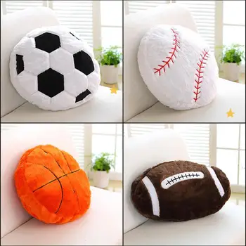 Sports Ball Throw Pillow 1